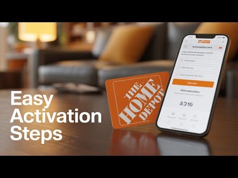 How to Activate a Reloadable Card at Home Depot - simple way