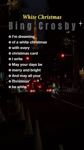 White Christmas – highlighted lyrics – Bing Crosby#englishsongs #classicenglishsongs #christmassongs