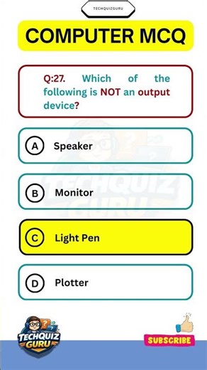 🚀 Day 9 Computer MCQ Test | 5 Questions Challenge 💥 | SSC / JOA IT #computermcq