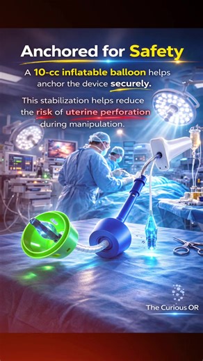 Most people have never heard of a V-Care uterine manipulator. But in gynecologic laparoscopy, this small device helps surgeons precisely move and position the uterus to improve visualization and surgical access. Another hidden hero of the operating room. #Periop #OperatingRoom #Gynecology #SurgicalInstruments #ORnurse