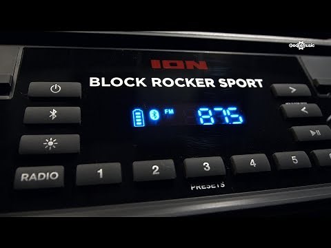 ION Block Rocker Sport Wireless Speaker with Bluetooth