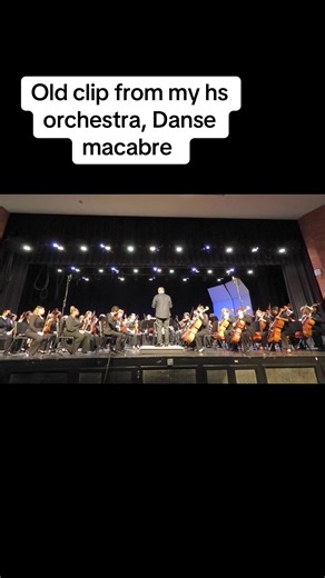 Why was our concertmaster lowkey peak back then 🥀🥀#dansemacabre #violin #orchestra #flute
