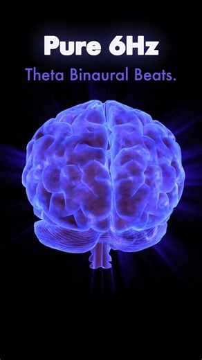 6Hz Theta — Pure Binaural Beats for Deep Meditation & Creativity 🧠 #6Hz #thetawaves #binauralbeats