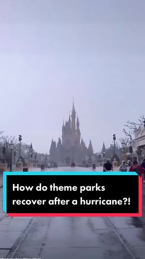 Disney has the best hurricane ride out crews! This is how they are ready for guest the next day after a hurricane! #hurricaneian #hurricanerideout #disneyrideoutcrew #disneycreator #disneyparks