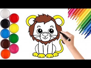How to Draw a Lion Easy Step by Step | Lion Drawing | Drawing lion for beginners