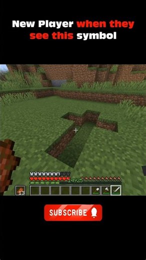 New Player vs Veteran When They See a Cross in Minecraft 😱💀 #minecraft #minecraftshorts