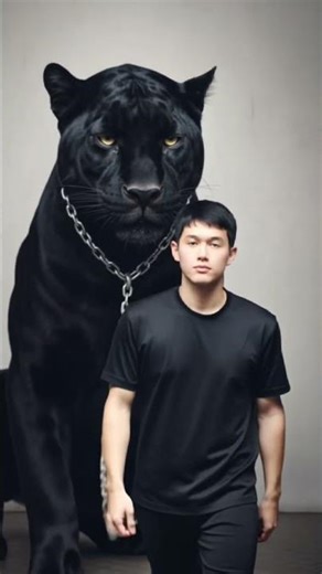 大きいライオン散歩だー