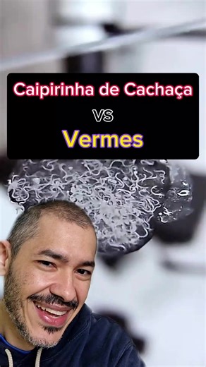 Experimento: Caipirinha de Cachaça vs Vermes