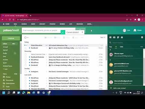 How To Delete Contacts From Yahoo Account Easily?