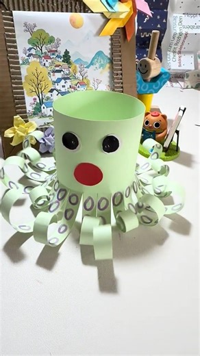 Funny Paper Octopus 🐙