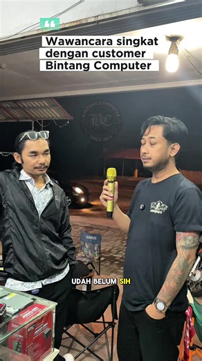 Wawancara singkat kepada pengunjung Bintang Computer . . . . . . . #servicelaptop #bintangcomputer #servicelaptopjogja #servicelaptopbantul #servicelaptopbantul #servicecomputerbisaditunggu #servicelaptopterdekat #jogja #bantul #jogsel #maintanance