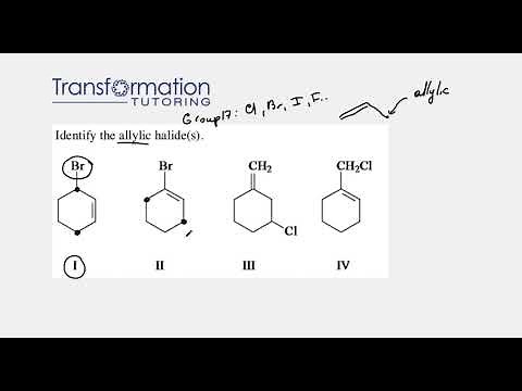 How To Identify The Allylic Halide? (with an example)