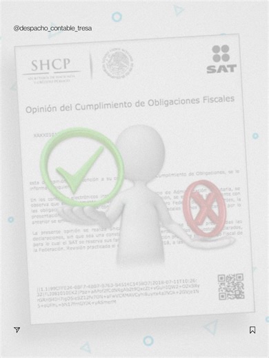 ¿Por qué me piden la Opinión de Cumplimiento? 💔☹️ Si te ha pasado y no sabes si es legal compartirla —o simplemente no quieres entregarla a tu cliente— aquí te explico por qué en ocasiones sí pueden solicitarla. 🌟 Importante: Este contenido se enfoca en empresas del sector privado, es decir, negocios que piden este documento como parte de sus procesos de control interno y gestión de riesgos. 📌 ¿Cuándo es realmente obligatoria? La Opinión de Cumplimiento positiva sí es obligatoria cuando tu em