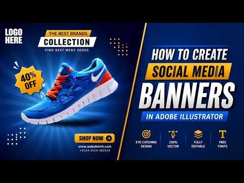 Modern Banner Design Tutorial — Anyone Can Learn This in 2 Minutes