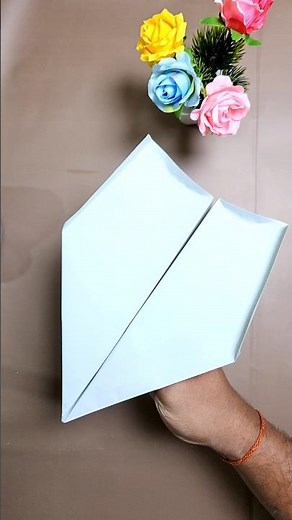 How to Make a Paper Plane That Comes Back ✈️ #PaperPlane #DIY #Crafts #Boomerang #kidslearning