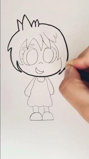 #CuteJoyDrawing – Joy from Inside Out | Easy Disney Pixar Drawing for Kids