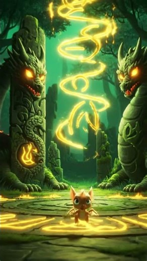 Ember's Epic Discovery: Baby Dragon Finds a Royal Ritual! ✨ #anime #ghibli