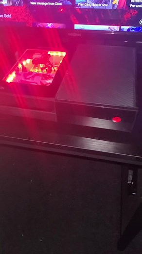 recent build I did sorry it's been so long #xboxone #casemodding #custom #red #modding #modded #gearsofwar