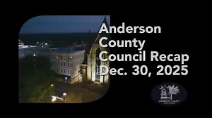 Anderson County Council Vice-Chairman provides a brief overview of the December 30, 2025, Council meeting, including actions taken by Council, project background, and implementation. Summary of December 30, 2025, Council meeting. To read the verbatim minutes, visit www.AndersonCountySC.org/County-Council. #acscgov | Anderson County, S.C.