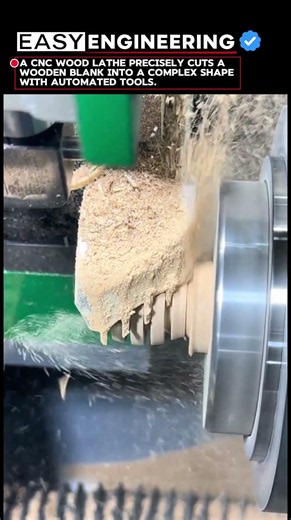 How CNC Machines Shape Wooden Parts #woodworking #manufacturing