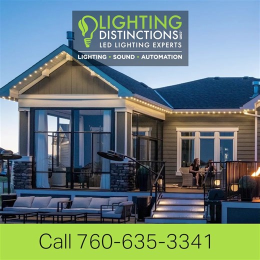  Your pool shouldn’t disappear after sunset. ‍♀️ Permanent lighting transforms it into a glowing centerpiece. Contact us today and let’s bring your project to life.  760-635-3341 : LightingDistinctions.com/permanent-lighting-lp/ | Lighting Distinctions | Facebook