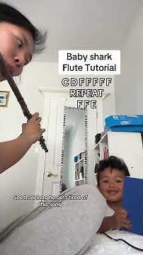 Baby shark flute tutorial