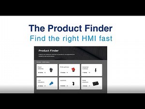 How to easily find the right HMI with the Product Finder