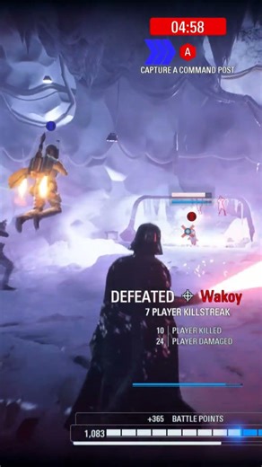 Vader captures the base | Star Wars Battlefront II