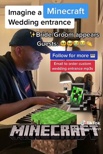 Minecraft Dry Hands Piano Mashup for Wedding Entrance