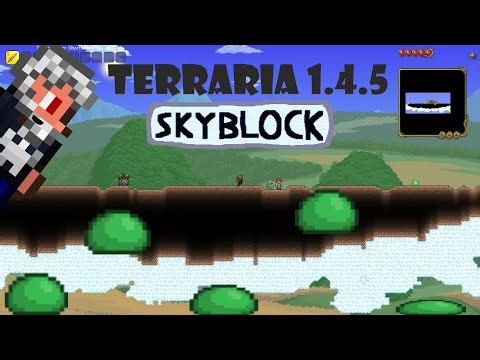 Terraria Skyblock - The slime farm