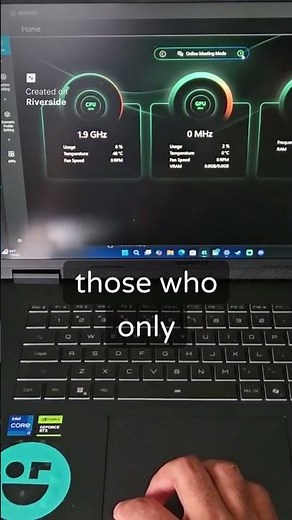 Gigabyte Gaming A16 GiMate Performance Modes Explained #fyp #smallyoutuber