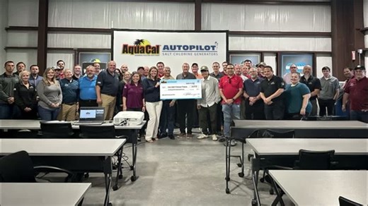 We’re excited to fulfill our Third quarter commitment of donating $2.25 of every heat pump sold to Every Child a Swimmer, totaling $5,477!! #poolpros #donation #watersafety #aquacal #ecas | AquaCal Heat Pumps