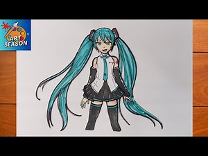 How to Draw Hatsune Miku Step by Step