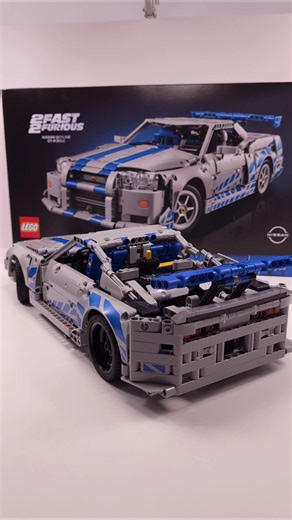 LEGO Technic Toyota Supra MK4 MOC (42210)[1129 pcs] Alternate Build for Nissan Skyline GT-R Review