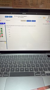 Which of the following letter cluster will replace the question... | Filo