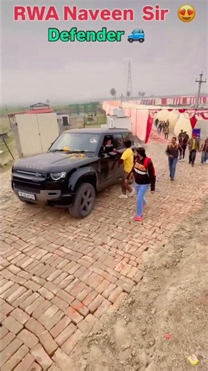Naveen Sir Defender 🚗🤗❣️ #Rwa #naveensir #defender #viral #trending #shorts #viralvideo #shortvideo