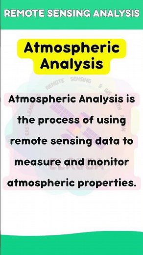 Atmosphere analysis #remotesensing
