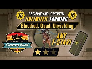 Unique Legendary Sheepsquatch Is An Unlimited 1 Star Legendary Farm - Fallout 76