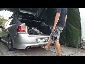 Opel Vectra C GTS trunk lid handsfree opening-closing with foot movement