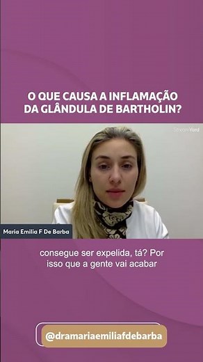 What causes inflammation of the Bartholin's gland?