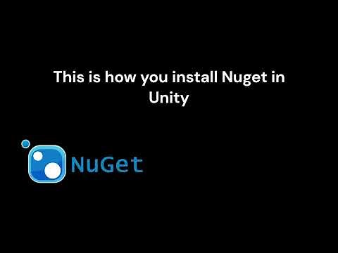 How to install NuGet on unity3d