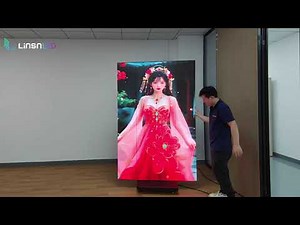 LC60TF Tri-Fold LED Poster Display | Watch It Fold Into One Seamless Screen