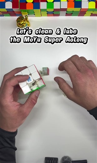 MoYu Super AoLong Deep Clean & Triple-Lube Setup