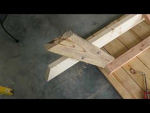 Eps.#54 Seven easy steps to make an 8 foot picnic table with a materials list