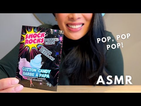 ASMR Eating Pop Rocks Candy, Shock Rocks Popping Candy (No Talking)