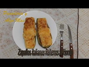 Zapallo Italiano Relleno al Horno
