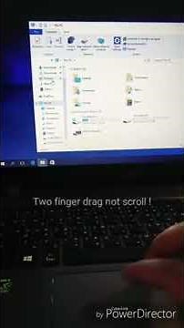 How-to fix Acer touchpad drag not scroll