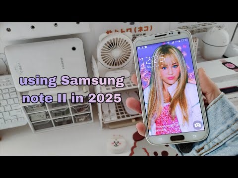 Using Samsung Note 2 (2012) in 2025 ☁️ Aesthetic Samsung phone