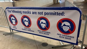 New sign shows which masks not permitted at Disney Springs | Chip and Company