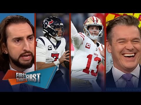 Purdy near bottom, Love in the middle, Stroud soars up Mahomes Mountain | NFL | FIRST THINGS FIRST
